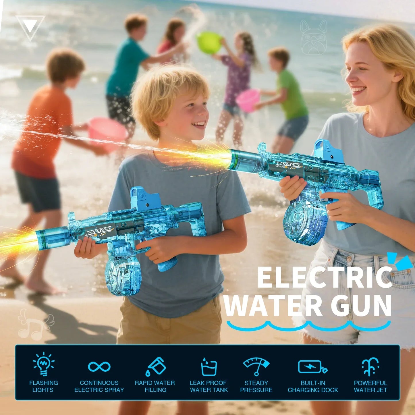 Titan AquaBlaster™ | Fusil à Eau Électrique Longue Portée