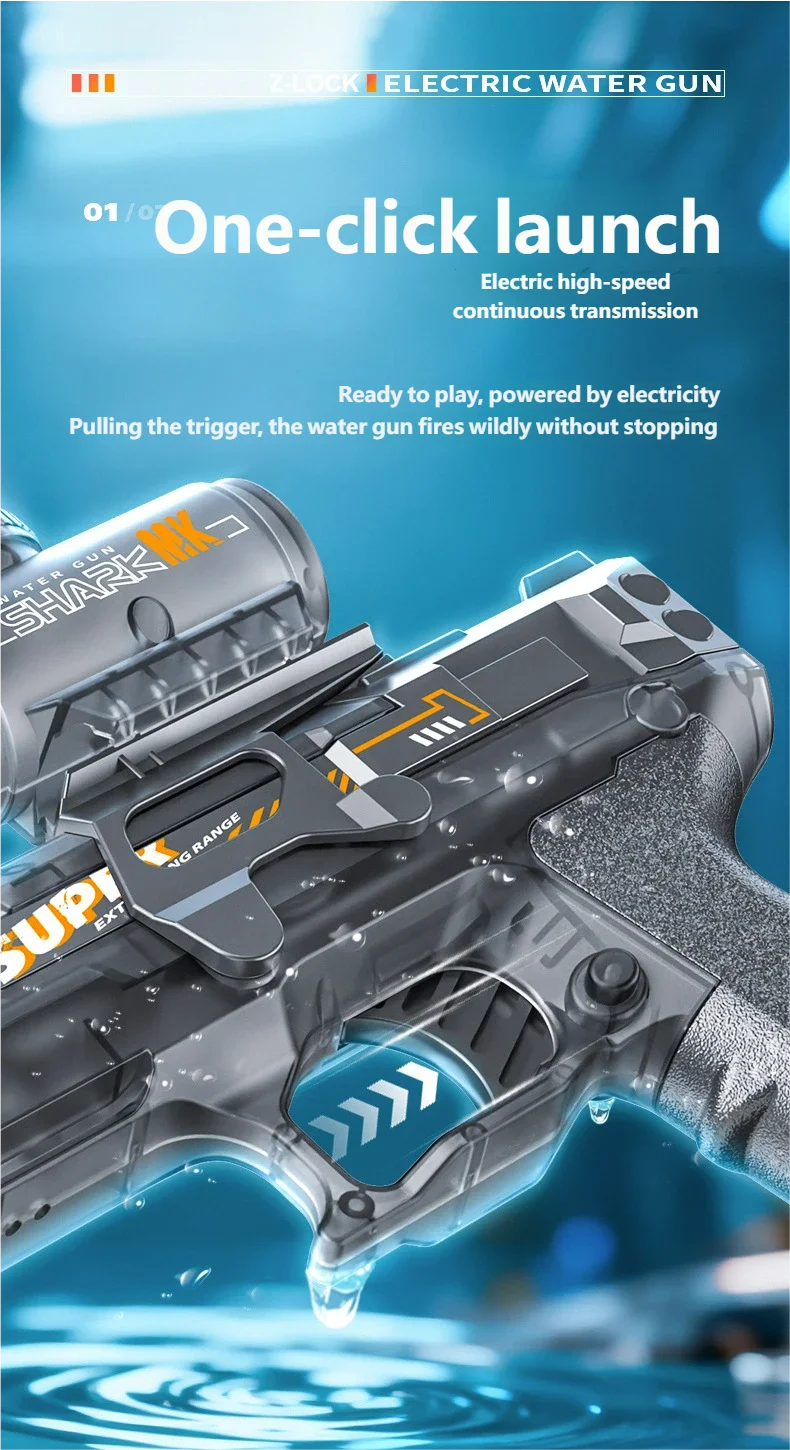 TitanBlaster™ – Le Pistolet à Eau Électrique Ultime de l'Été