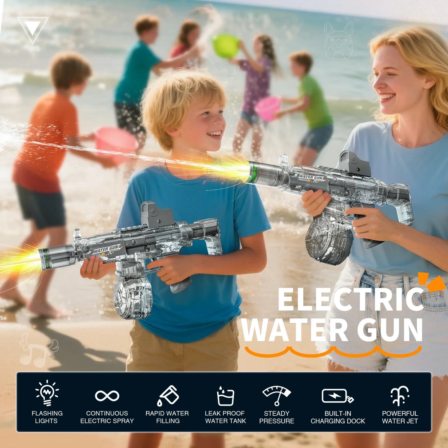 Titan AquaBlaster™ | Fusil à Eau Électrique Longue Portée