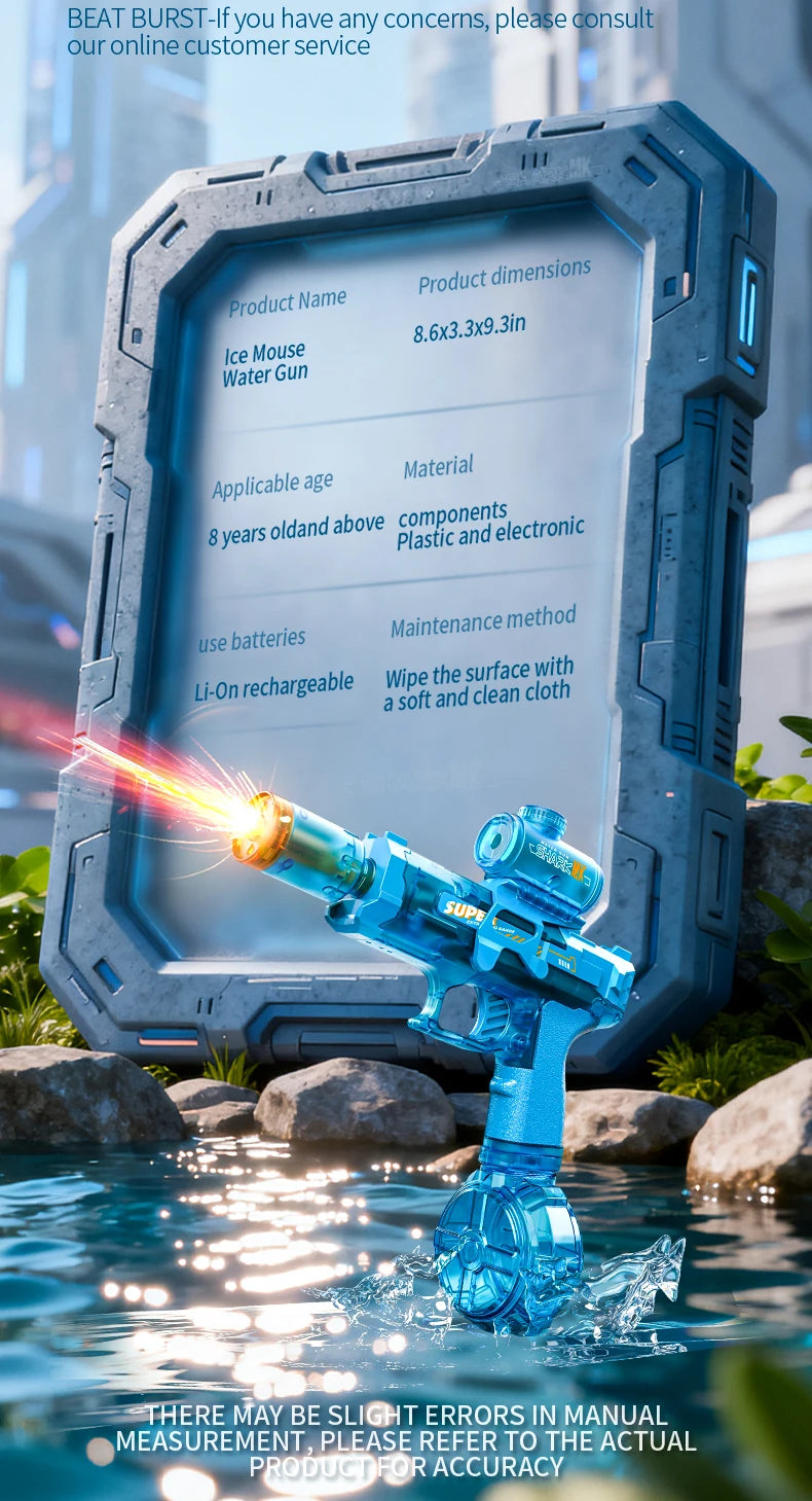 Titan AquaBlaster™ | Fusil à Eau Électrique Longue Portée