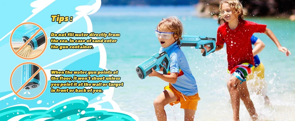 AquaStorm Pro™ | Pistolet à Eau Électrique Haute Pression