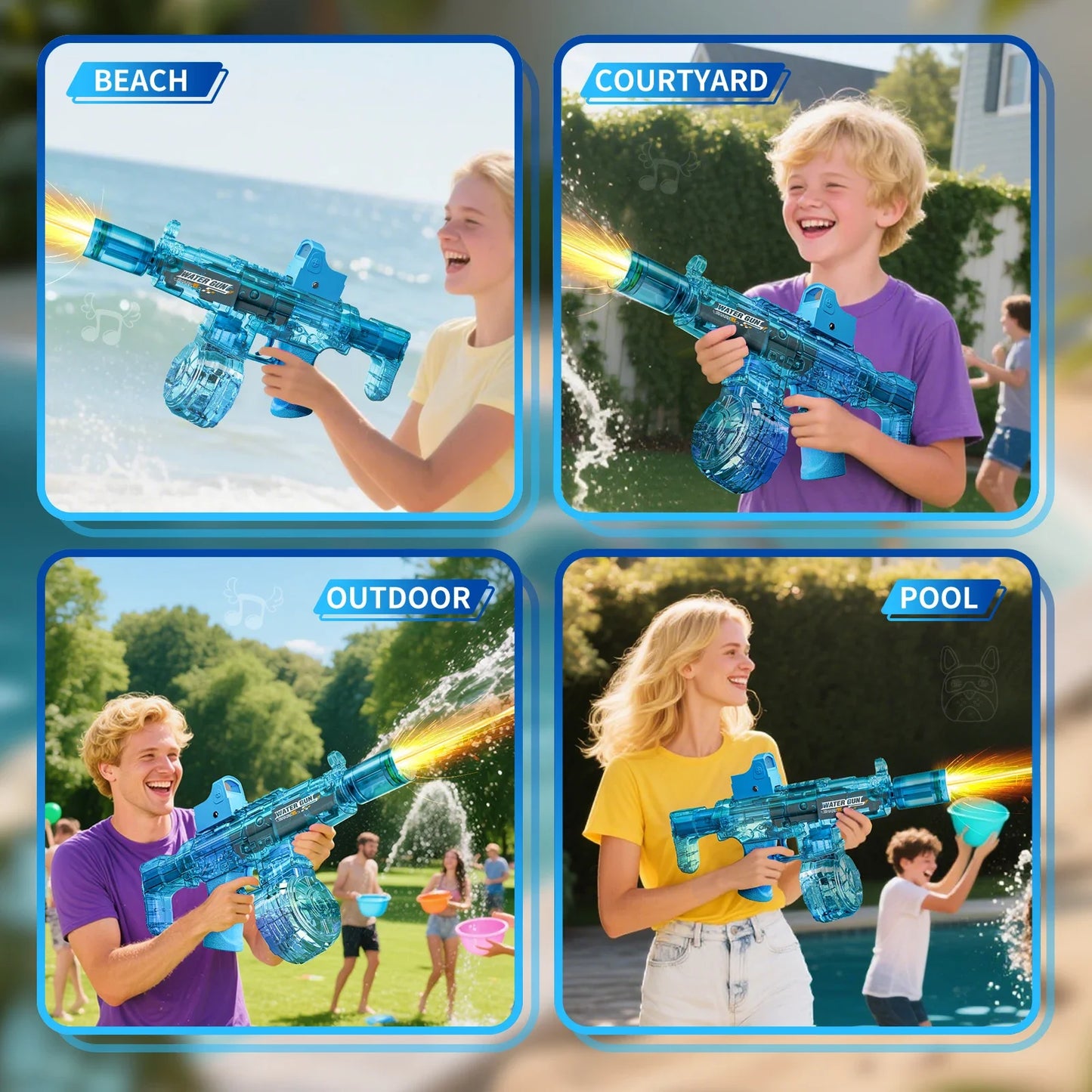 Titan AquaBlaster™ | Fusil à Eau Électrique Longue Portée
