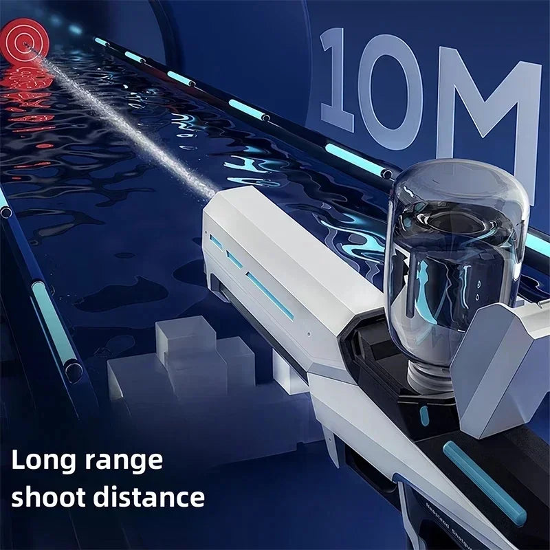 AquaStorm Pro™ | Pistolet à Eau Électrique Haute Pression