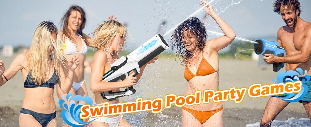 AquaStorm Pro™ | Pistolet à Eau Électrique Haute Pression