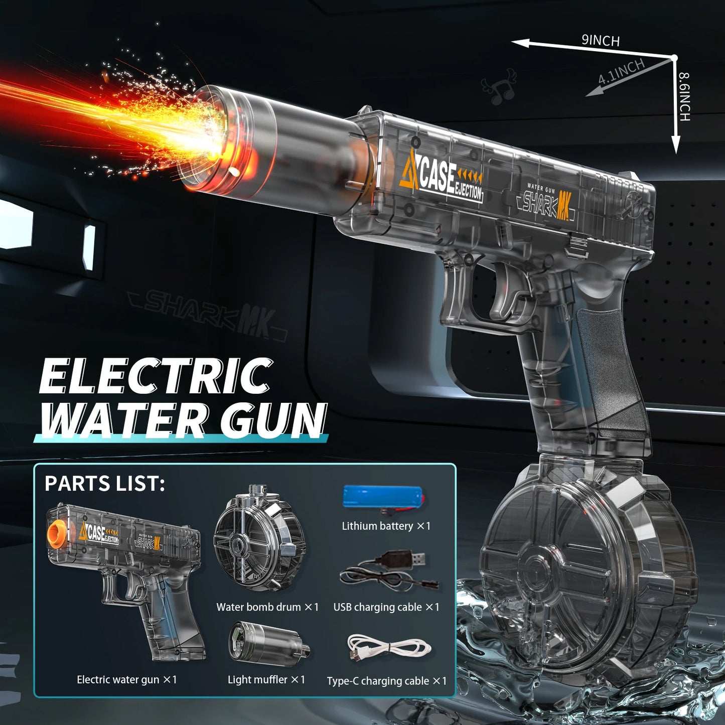 TitanBlaster™ – Le Pistolet à Eau Électrique Ultime de l'Été