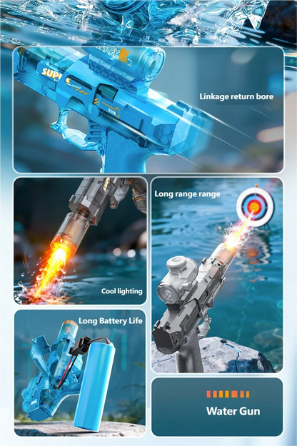 TitanBlaster™ – Le Pistolet à Eau Électrique Ultime de l'Été