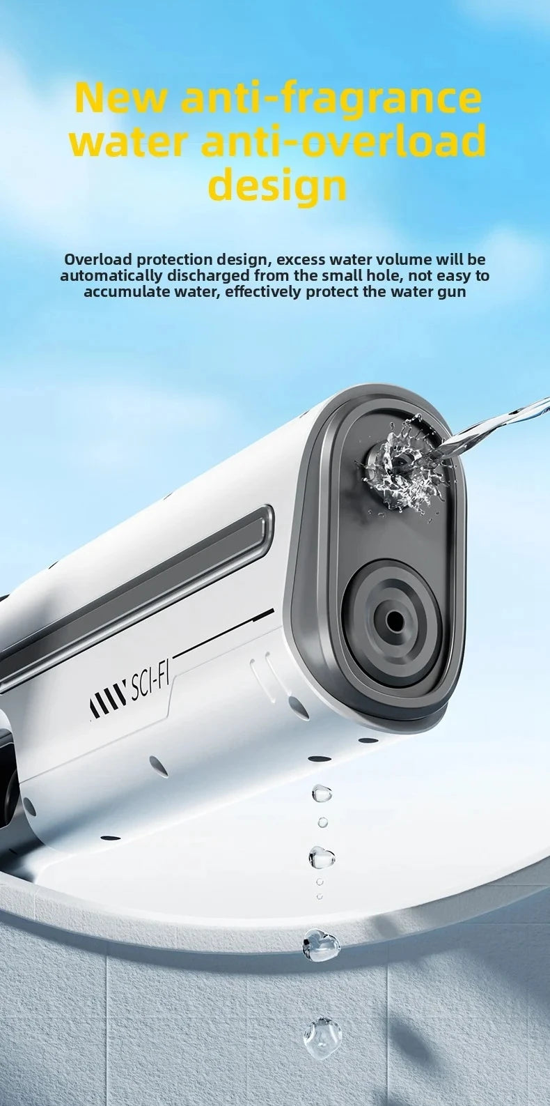 AquaStorm Pro™ | Pistolet à Eau Électrique Haute Pression